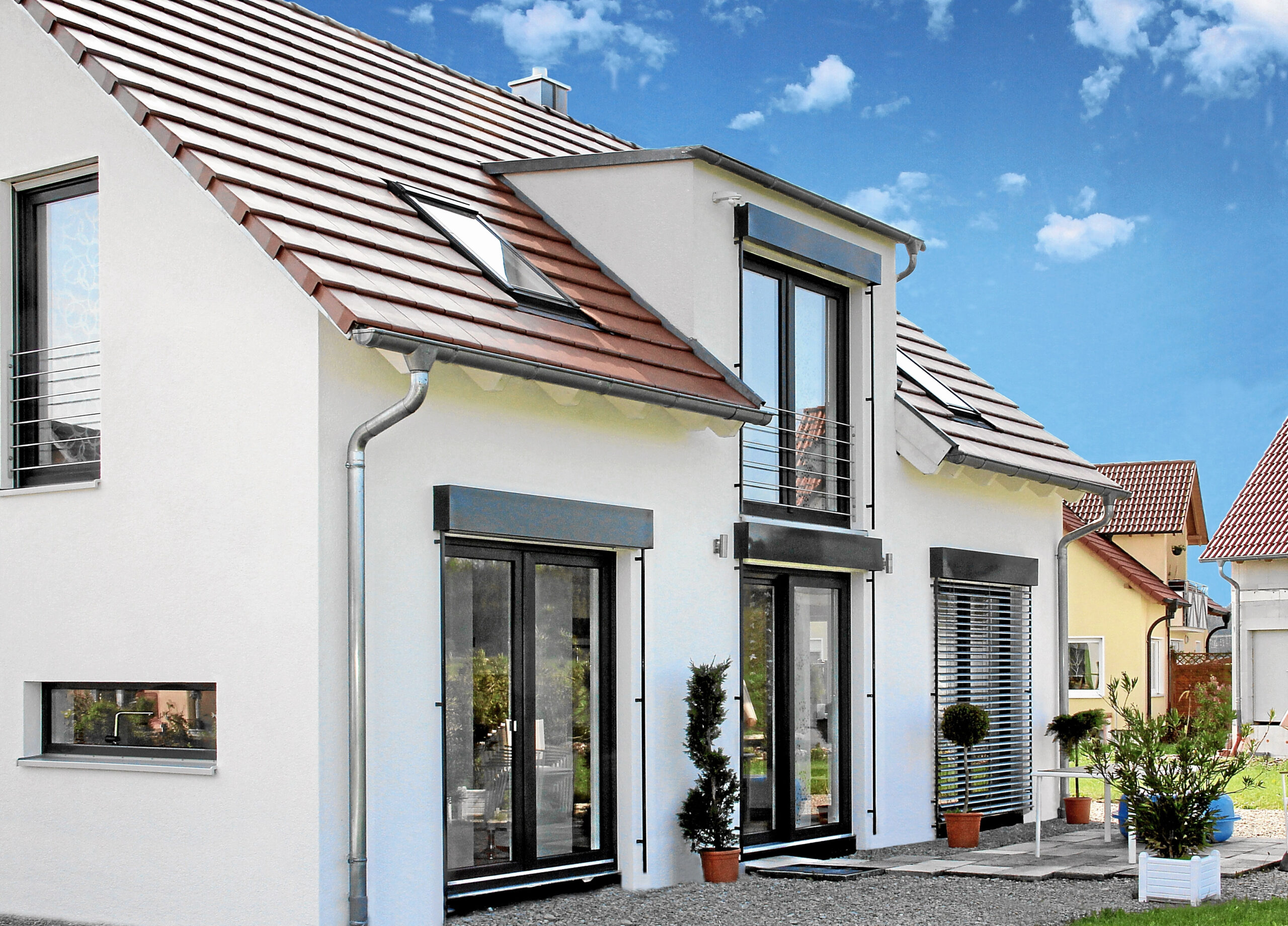 Einfamilienhaus, schlüsselfertig bauen, günstig und effizient bauen, Dürr-Schwab-Bau