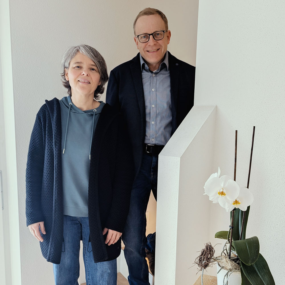 Über uns Friedemann und Simone Dürr-Schwab, Geschäftsführer Bauunternehmen für effektives Bauen