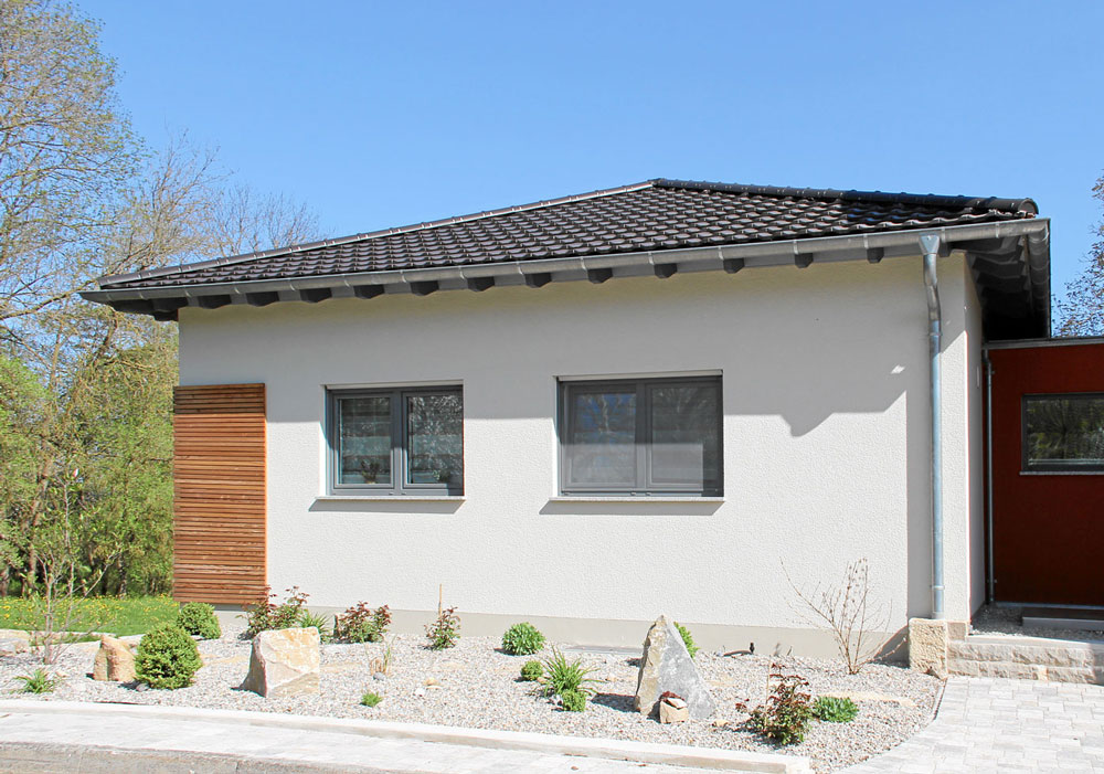 bungalow, wohnen auf einer ebene, günstig bauen, schlüsselfertig bauen, dürr-schwab-bau